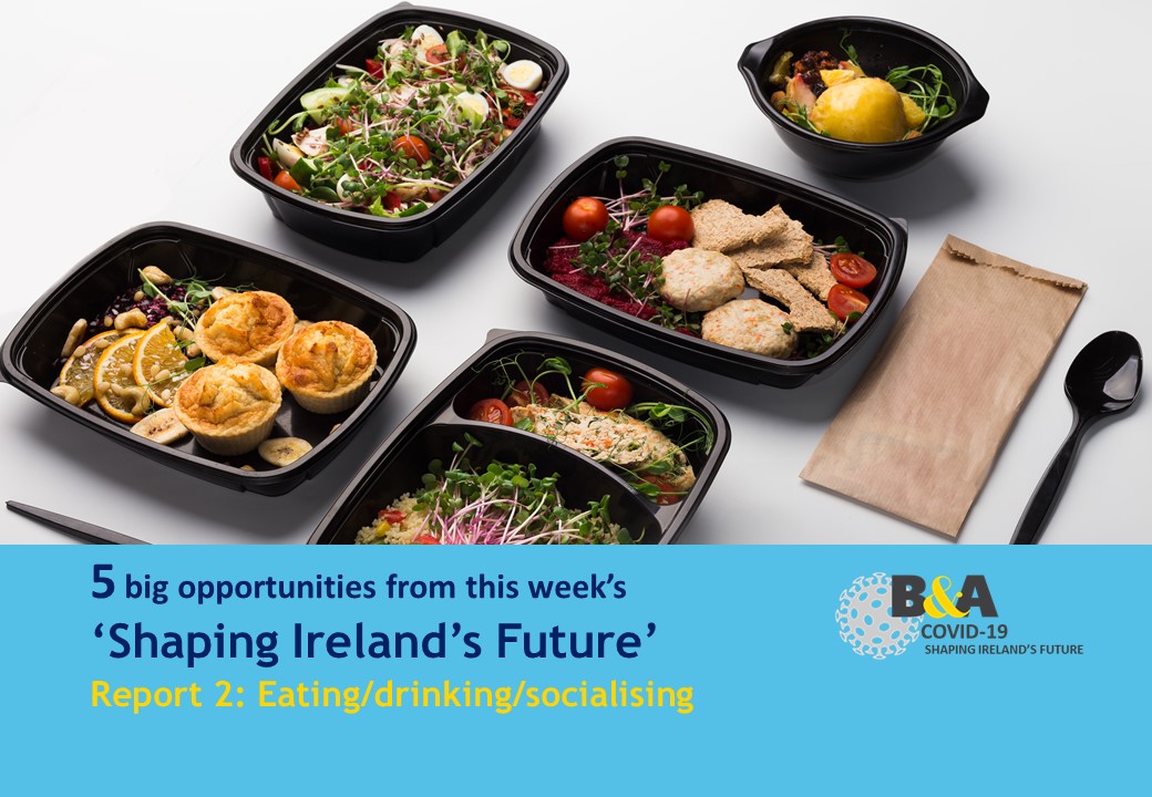 Report 2 of our 5 big opportunities from ‘Shaping Ireland’s Future’ – eating, drinking and social occasions