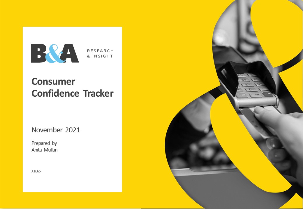 B&A Consumer Confidence Tracker, November 2021