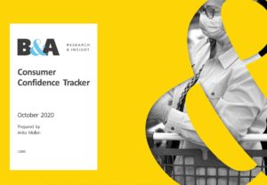 B&A Consumer Confidence Tracker October 2020