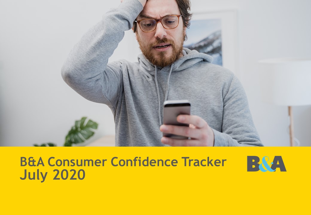 B&A Consumer Confidence Tracker, July 2020